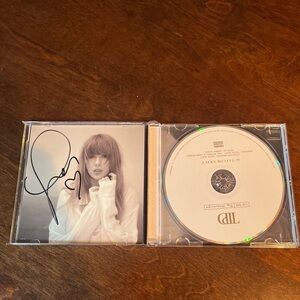 Taylor Swift The Tortured Poets Department CD + Signed Manuscript WITH H…
